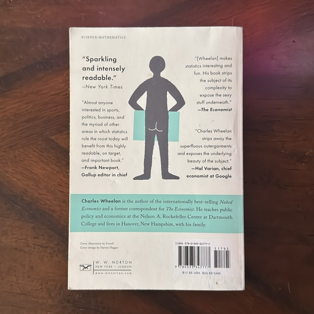 Naked Statistics Book by Charles Wheelan